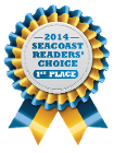 2014 seacoast readers choice 1st place
